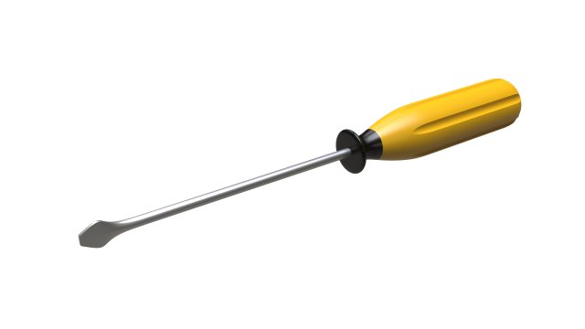 screwdriver Modelo 3D .c4d .max .obj .3ds .fbx .stl .blend 