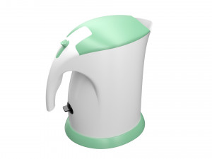plastic electric kettle Model 3D