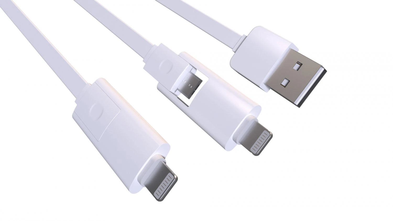 usb cable 3D Model .c4d .max .obj .3ds .fbx .stl .blend 