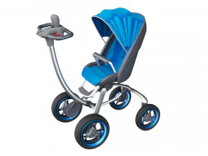Kinderwagen 3D Modell