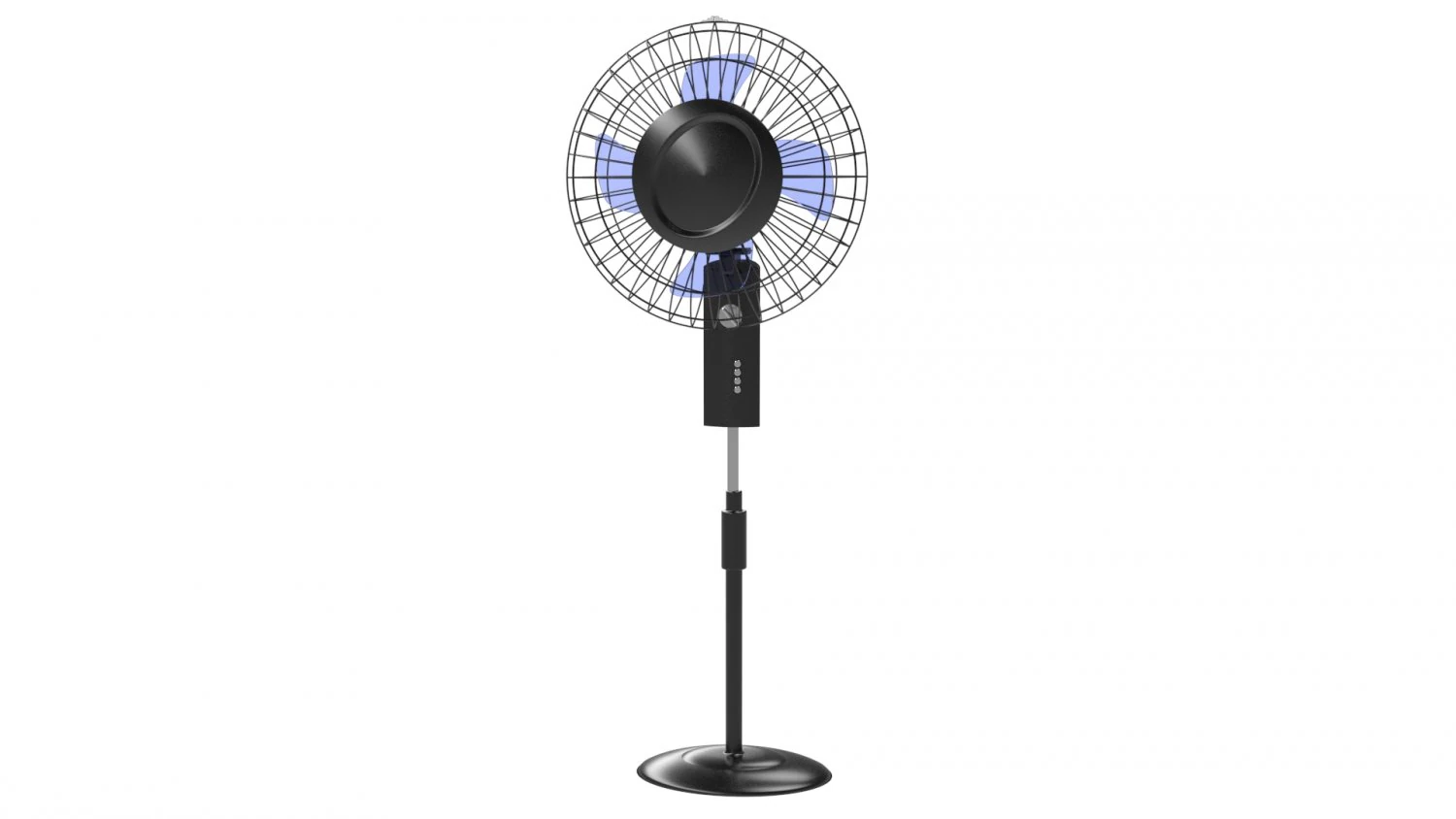 electric fan 3D Model .c4d .max .obj .3ds .fbx .stl .blend 