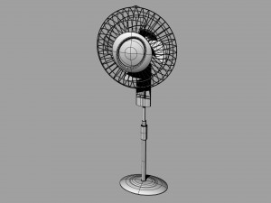 electric fan 3D 模型