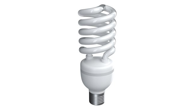 energy saving bulb Model 3D .c4d .max .obj .3ds .fbx .stl .blend 