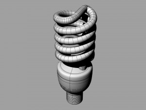 energy saving bulb Model 3D