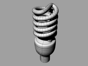 energy saving bulb 3D Model