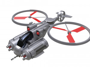 3d drone 3Dモデル