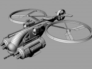 3d drone Model 3D