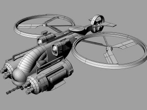 3d drone 3D Model