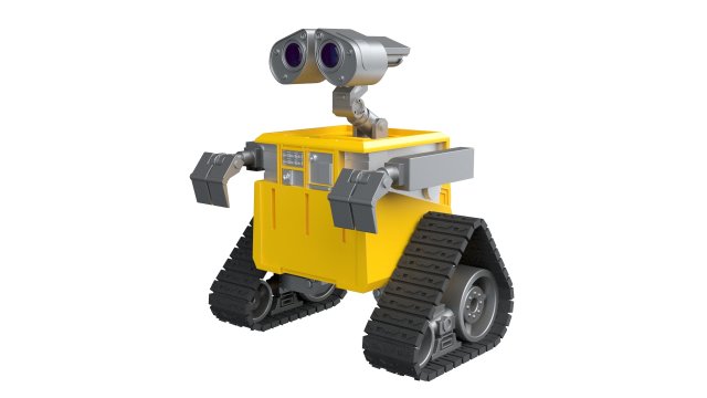 3d robot droid wali Modello 3D .c4d .max .obj .3ds .fbx .stl .blend 