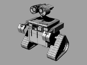 3d robot droid wali 3D Model