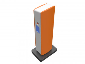 electric vehicle charging station Model 3D