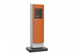 electric vehicle charging station Model 3D