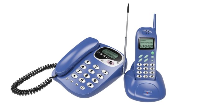 retro telephone 3D Model .c4d .max .obj .3ds .fbx .stl .blend 
