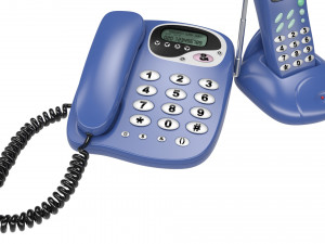 retro telephone 3D Model