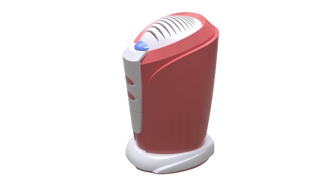 air purifier 3D Модель .c4d .max .obj .3ds .fbx .stl .blend 