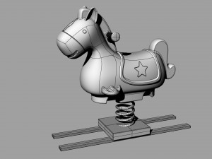 rocking horse 3D-Modell