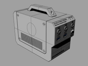 portable generator 3D Model