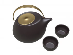 tea set 3D Model