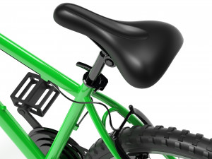 green mountain bike 3D 模型