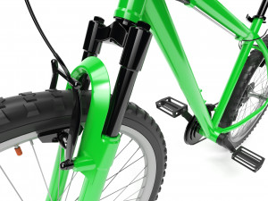 green mountain bike 3D 模型