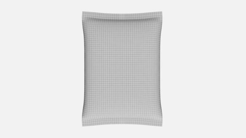 Snack Bag 140x180mm 3D 모델 .c4d .max .obj .3ds .fbx .stl .blend 