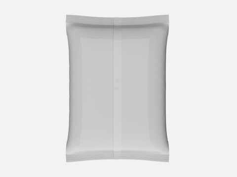 Snack Bag 140x180mm 3D 모델