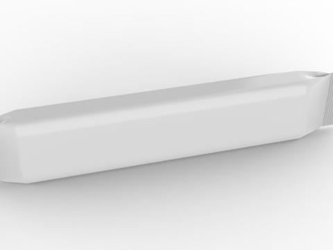 Snack Bag 165x30x15mm Modelo 3D