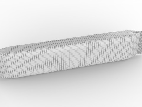 Snack Bag 165x30x15mm Modelo 3D