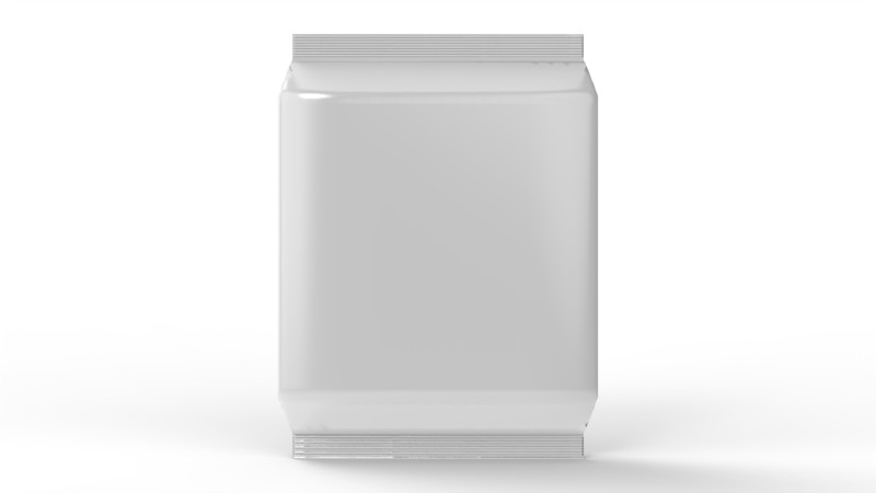 Snack Bag 85x124x20mm 3D Модель .c4d .max .obj .3ds .fbx .stl .blend
