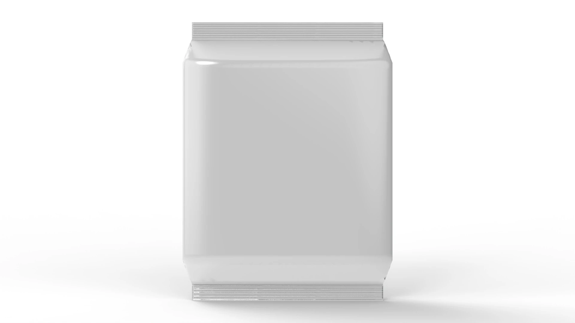 Snack Bag 85x124x20mm 3D Model .c4d .max .obj .3ds .fbx .stl .blend