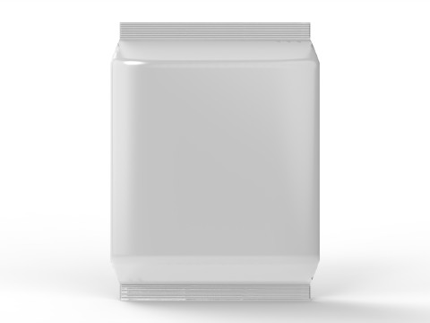 Snack Bag 85x124x20mm 3D Model