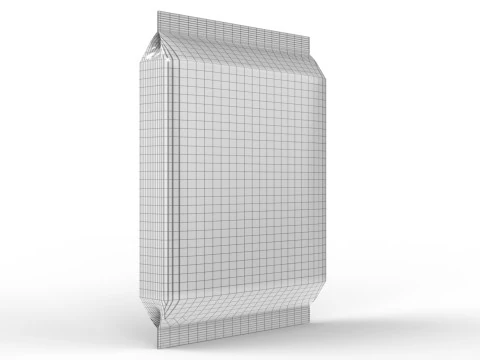 Snack Bag 85x124x20mm 3D Model