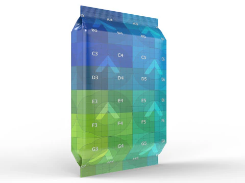 Snack Bag 85x124x20mm 3D Model