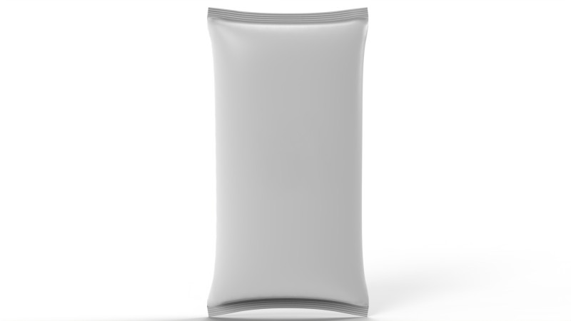 Jumbo Snack Bag 250x450mm packaging mockup 3D Model .c4d .max .obj .3ds .fbx .stl .blend 