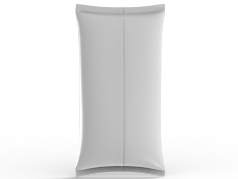 Jumbo Snack Bag 250x450mm packaging mockup 3D Model