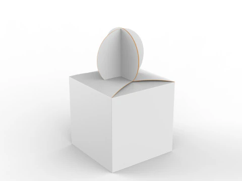 Gift box 150x150x150mm 3D Model