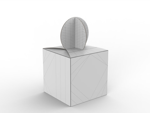 Gift box 150x150x150mm 3D Модель