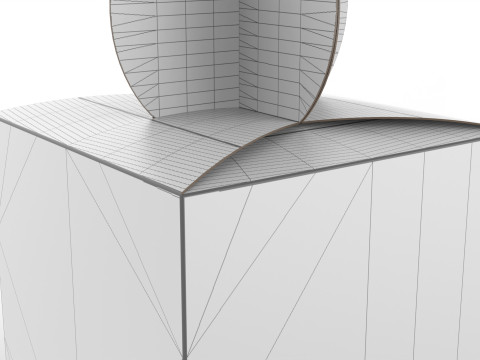 Gift box 150x150x150mm 3D Модель