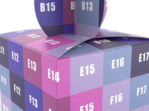 Gift box 150x150x150mm 3D Model