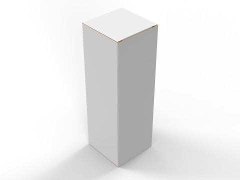 Packaging box 50x50x150mm 3D-Modell