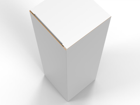 Packaging box 50x50x150mm Model 3D
