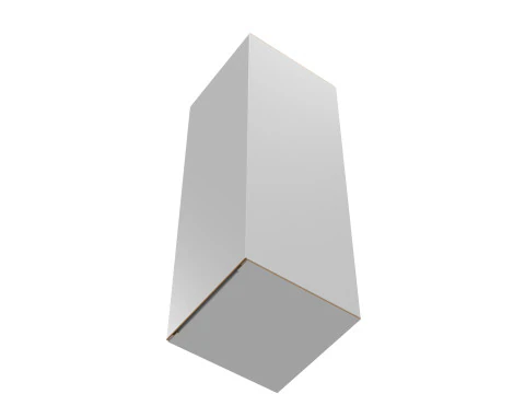 Packaging box 50x50x150mm 3D Model