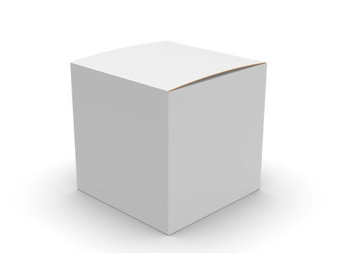 Packaging box cube 80x80x80mm DIE-CUT INCLUDE 3Dモデル