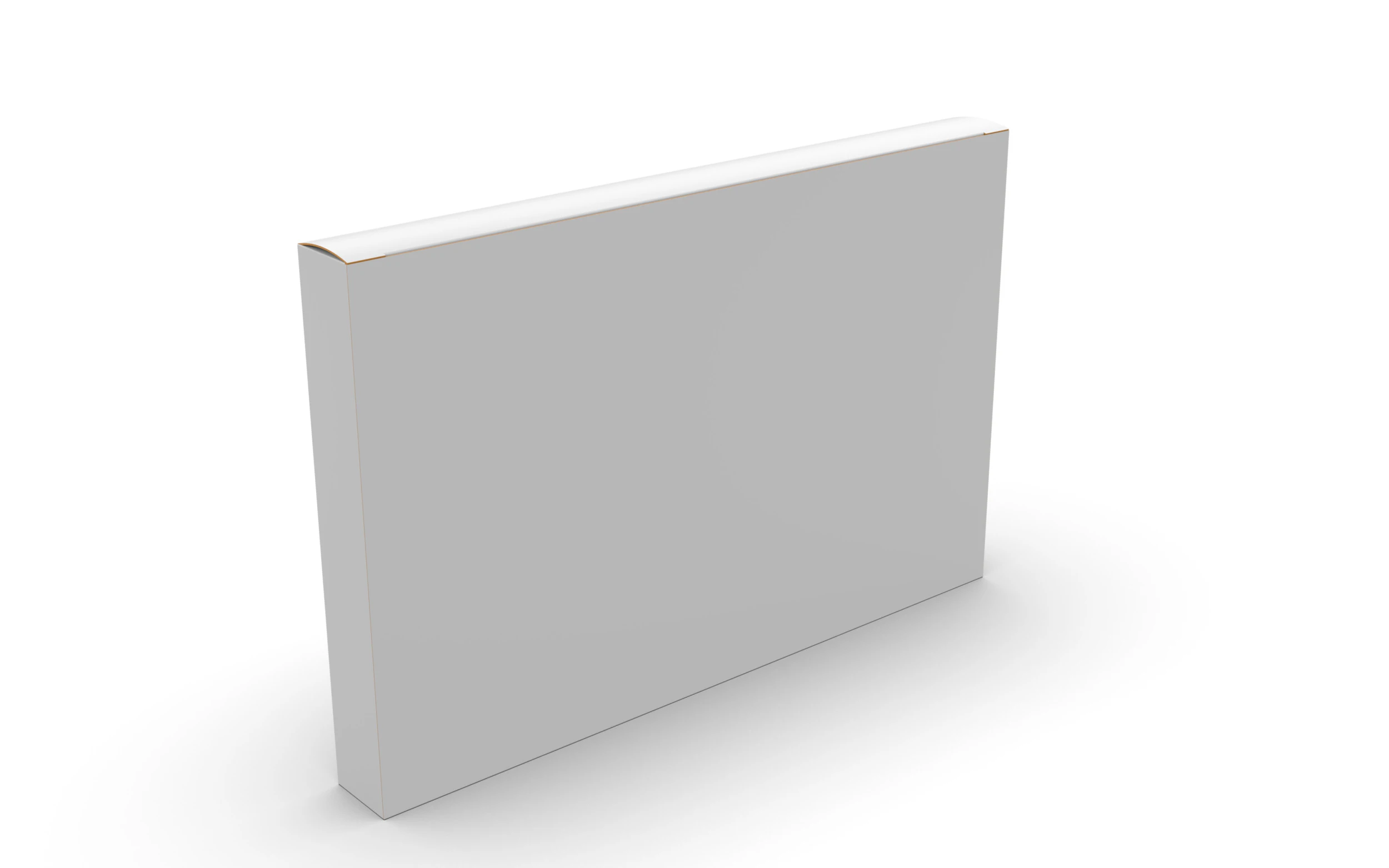 Packaging box 200x20x130mm 3D Model .c4d .max .obj .3ds .fbx .stl .blend