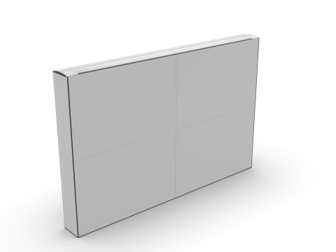 Packaging box 200x20x130mm 3D Модель