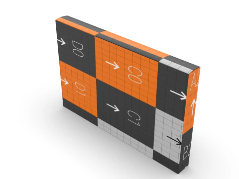 Packaging box 200x20x130mm 3D Model
