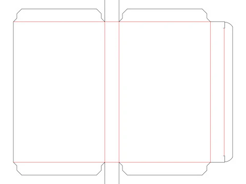 Packaging box 200x20x130mm 3D Model