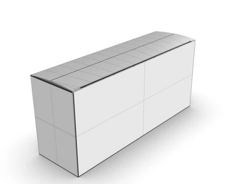 Packaging box 200x60x90mm 3D Model