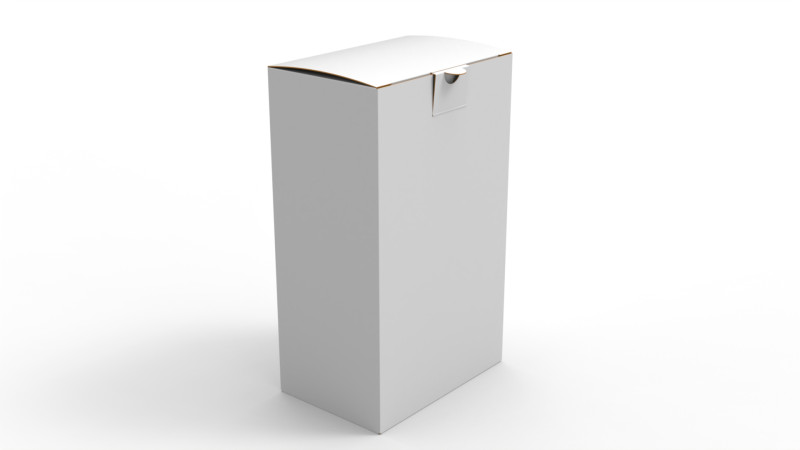Packaging box 90x60x150mm 3D Модель .c4d .max .obj .3ds .fbx .stl .blend 