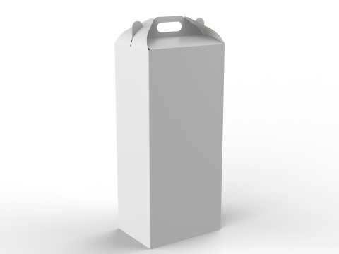 Packaging Box Carrying Handle 280x200x625mm Modelo 3D